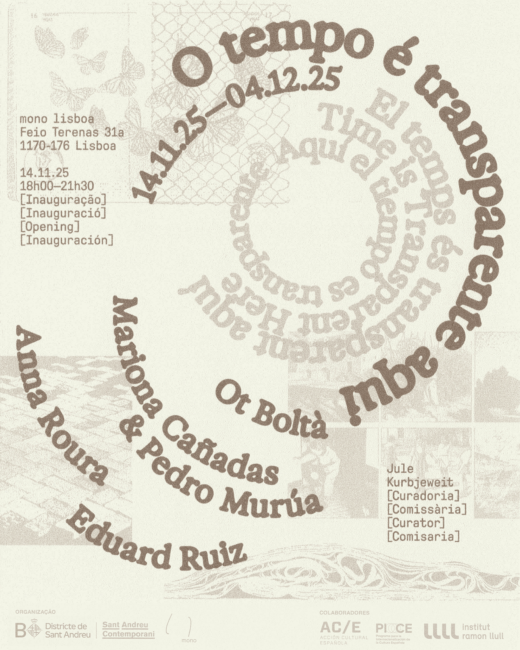 Aquí el temps és transparent