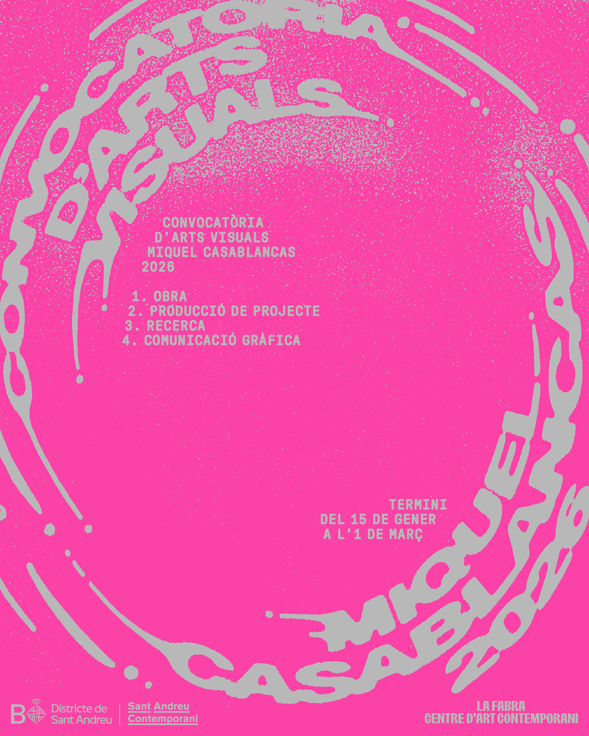 Convocatòria d’Arts Visuals Miquel Casablancas 2026
